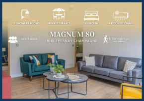 Magnum 80 Terrasse & Climatisation - 6 personnes - BnB Epernay